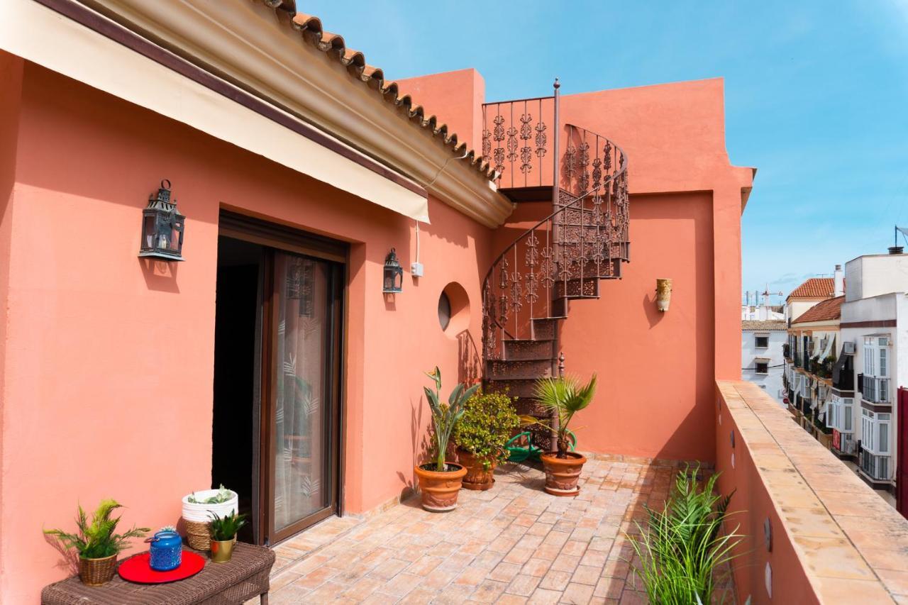 شقة Atico Imperial Garaje Gratis Centrico Terraza Aire Acond Solarium 2 Banos Wifi A 1Minuto De La Plaza Cabildo Sanlúcar de Barrameda المظهر الخارجي الصورة